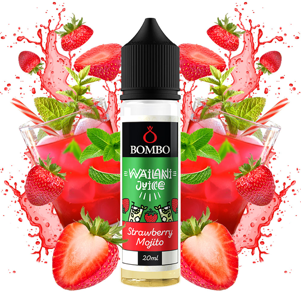 23114 Bombo Wailani Juice Strawberry Mojito 20ml / 60ml