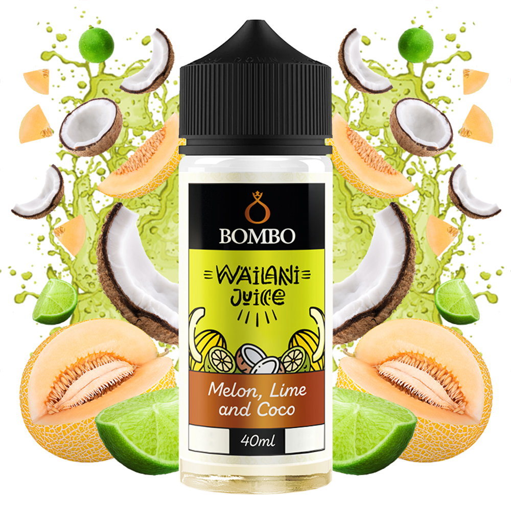 22644 Bombo Wailani Juice Melon Lime and Coco 40ml/120ml