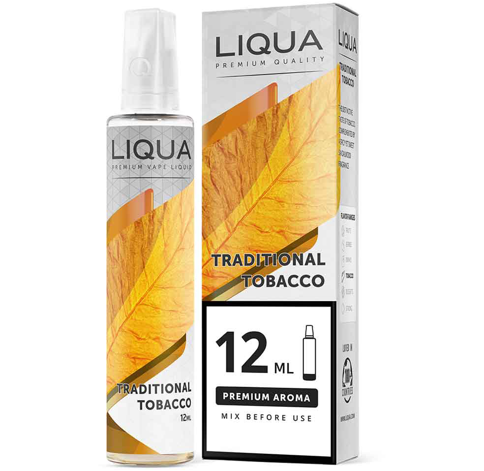 Liqua Traditional Tobacco 12ml/60ml Flavorshot