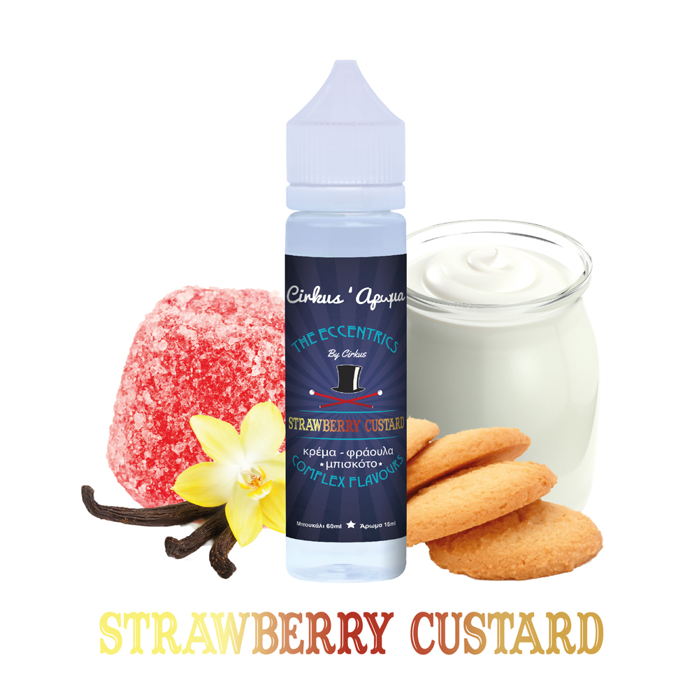 VDLV The Eccentrics Strawberry Custard 15ml/60ml Flavorshot