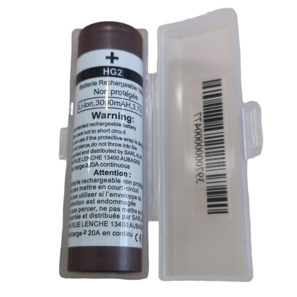 HG2 Brown 3000mah 20Α 18650 Μπαταρία
