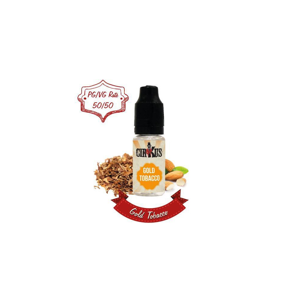 VDLV Authentic Cirkus Gold Tobacco 03mg 10ml Υγρό Αναπλήρωσης