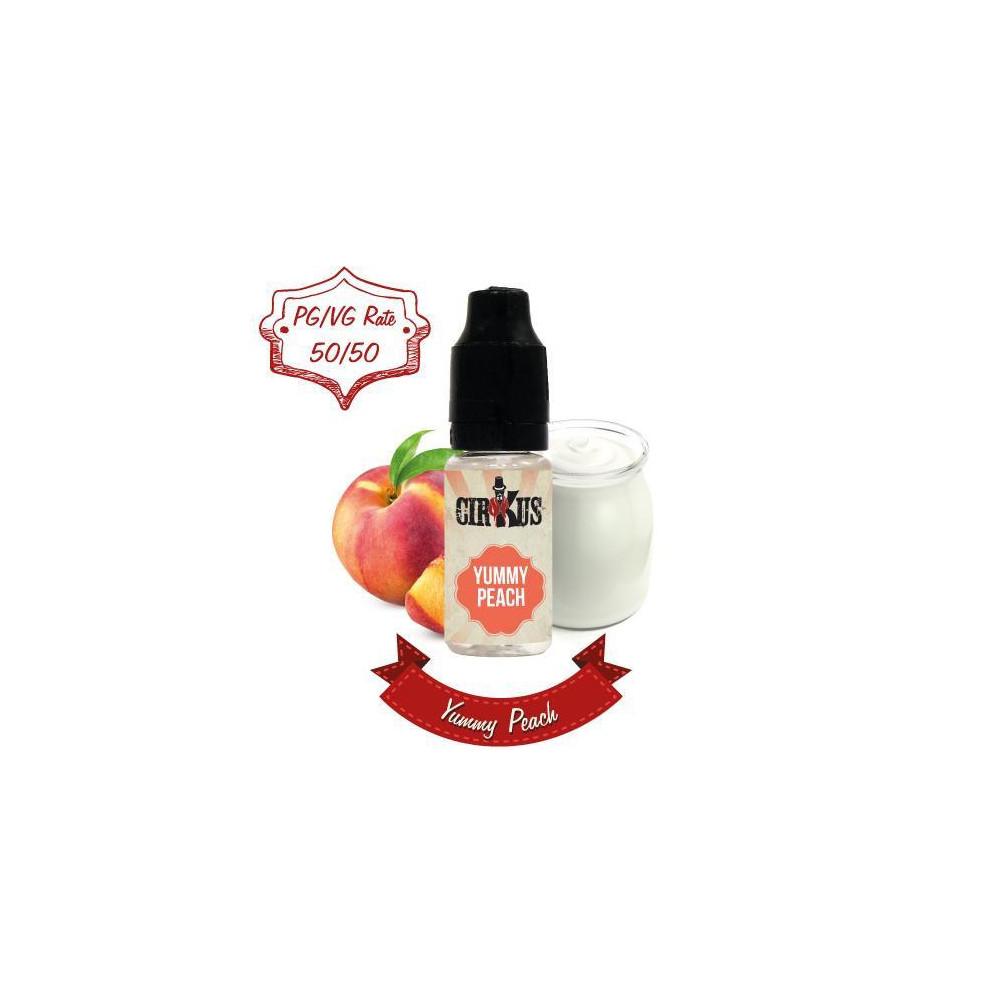 VDLV Authentic Cirkus Yummy Peach 06mg 10ml Υγρό Αναπλήρωσης