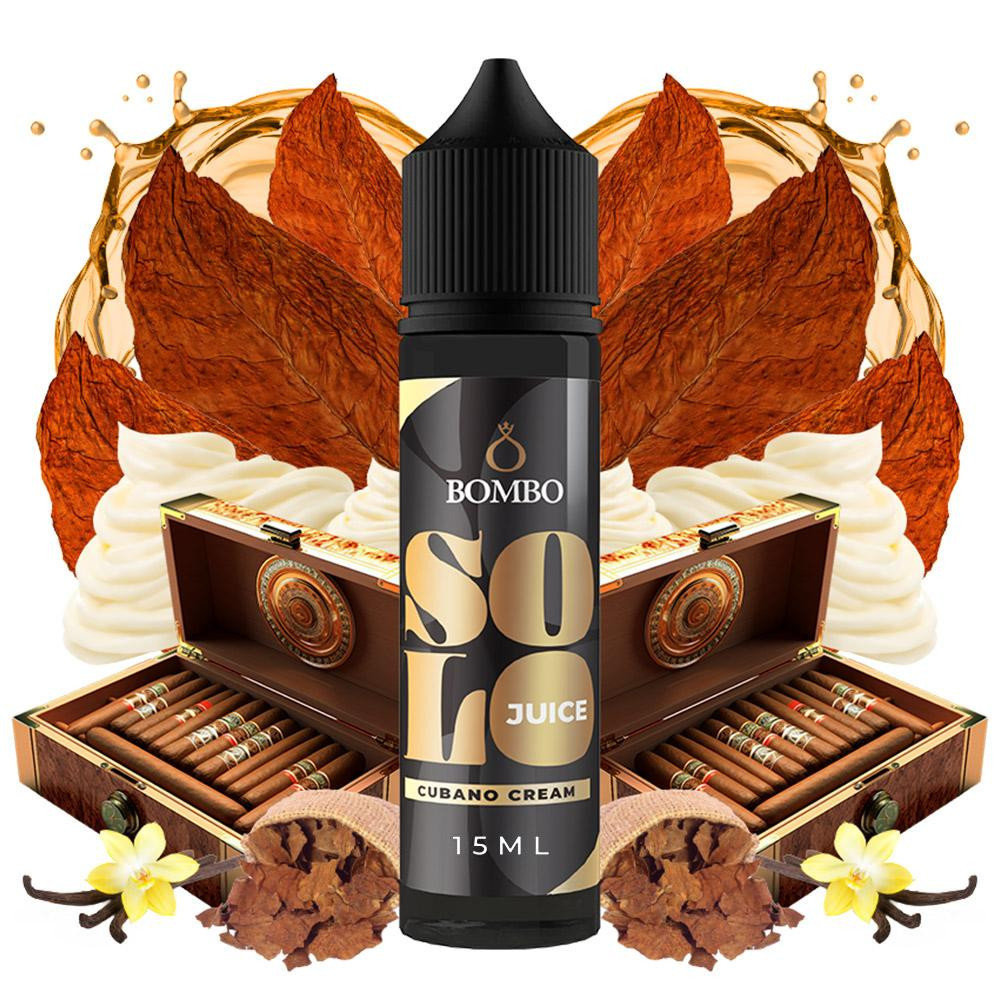 Bombo Solo Juice Cubano Cream 15ml/60ml Flavorshot