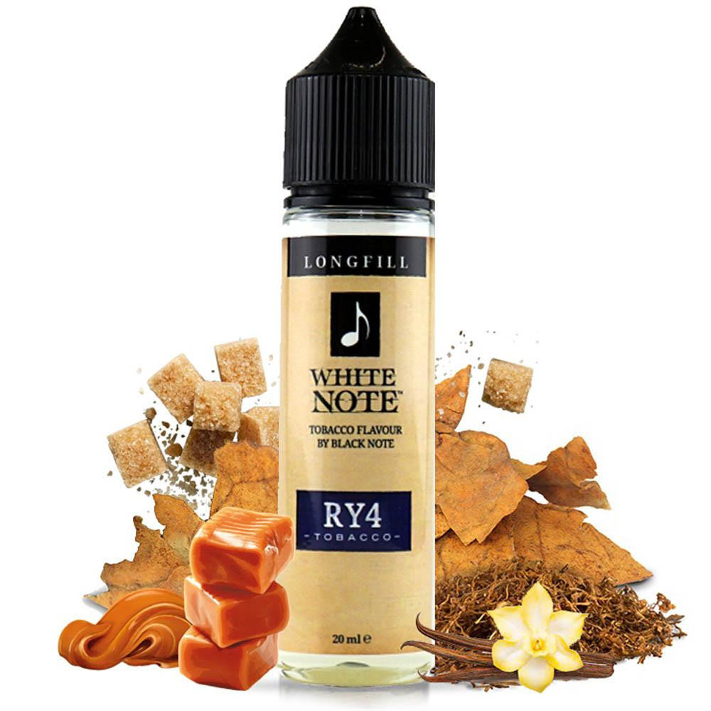 Black Note White RY4 Tobacco 20ml/60ml Flavorshot