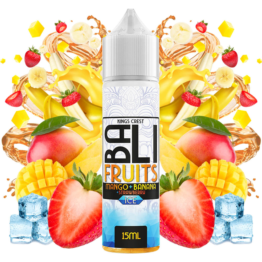 Kings Crest Bali Fruits Ice Mango Banana Strawberry 15ml/60ml Flavorshot