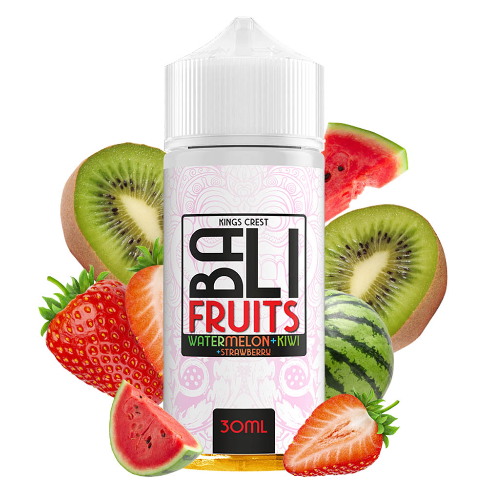 Kings Crest Bali Fruits Watermelon Kiwi Strawberry 30ml/120ml Flavorshot
