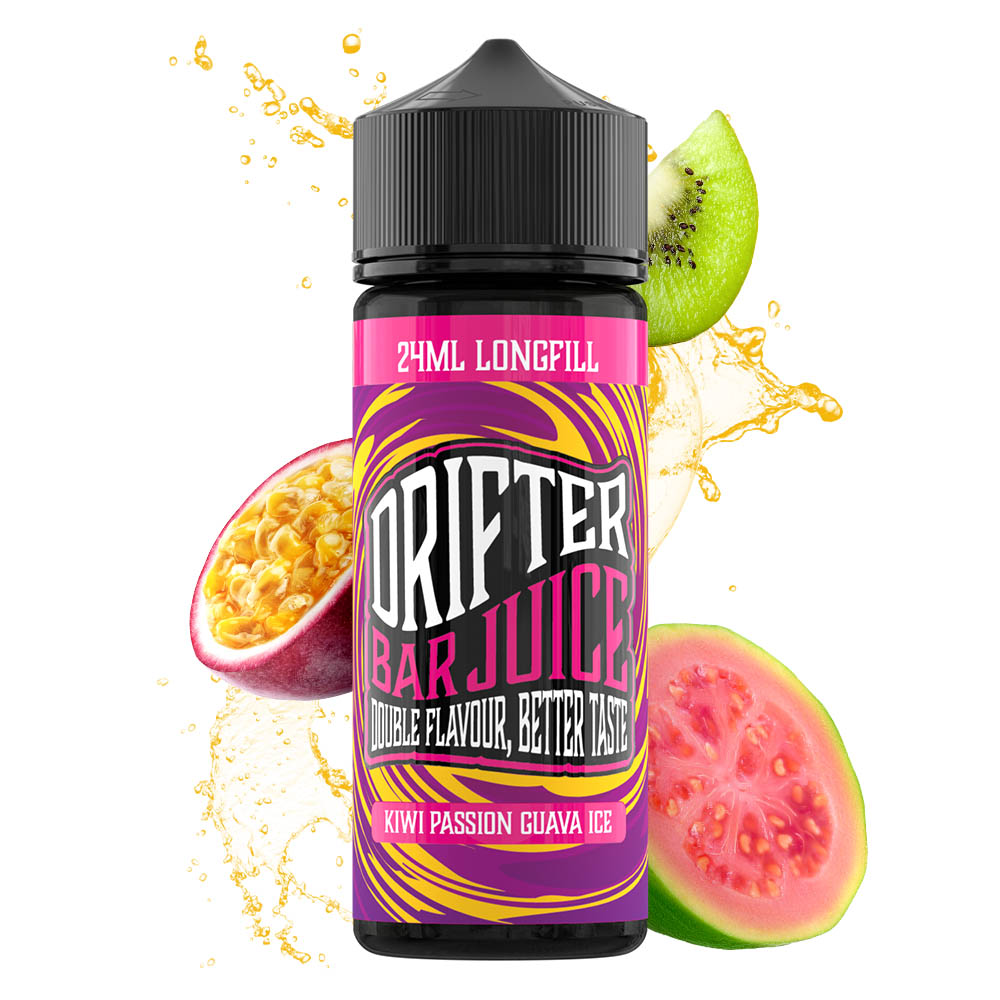 Drifter Bar Juice Kiwi Passion Guava Ice 24ml/120ml Flavorshot