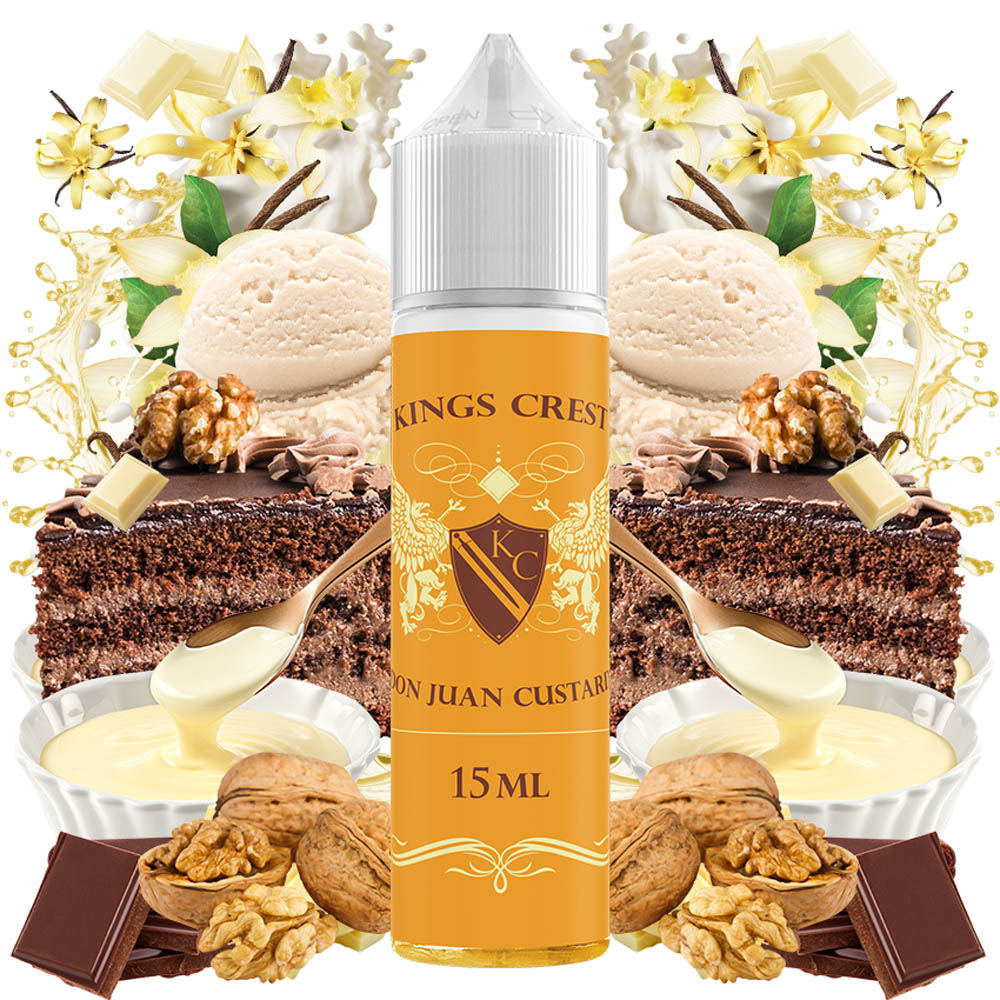 Kings Crest Don Juan Custard 15ml/60ml Flavorshot