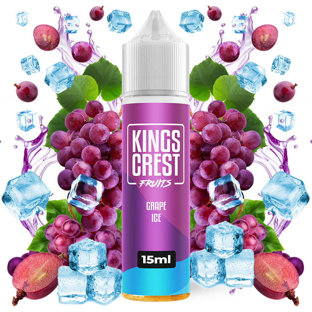 Kings Crest Fruits Ice Grape 15ml/60ml Flavorshot