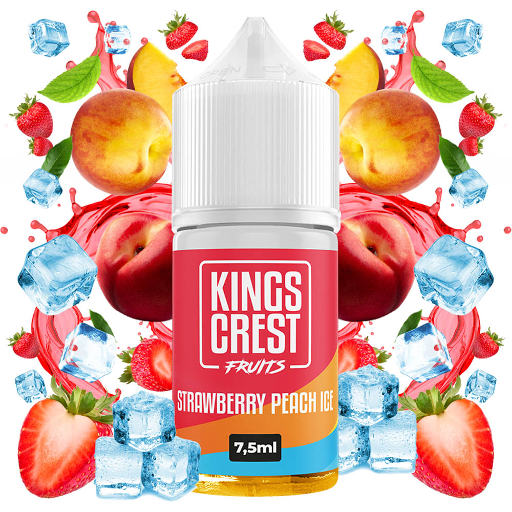 Kings Crest Fruits Strawberry Peach Ice 7.5ml/30ml Flavorshot