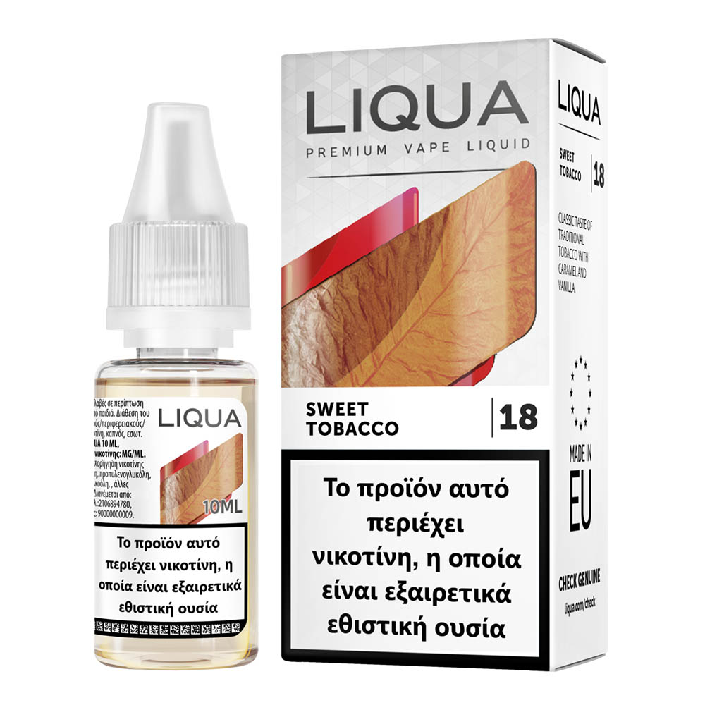 Liqua Sweet Tobacco 18mg 10ml Υγρό Αναπλήρωσης
