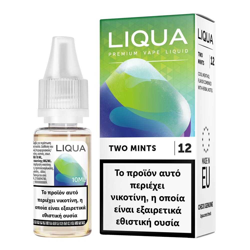 Liqua Two Mints 12mg 10ml Υγρό Αναπλήρωσης