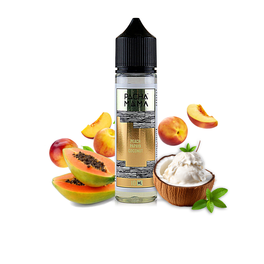 Pacha Mama Peach Papaya Coconut Cream 10ml/60ml Flavorshot