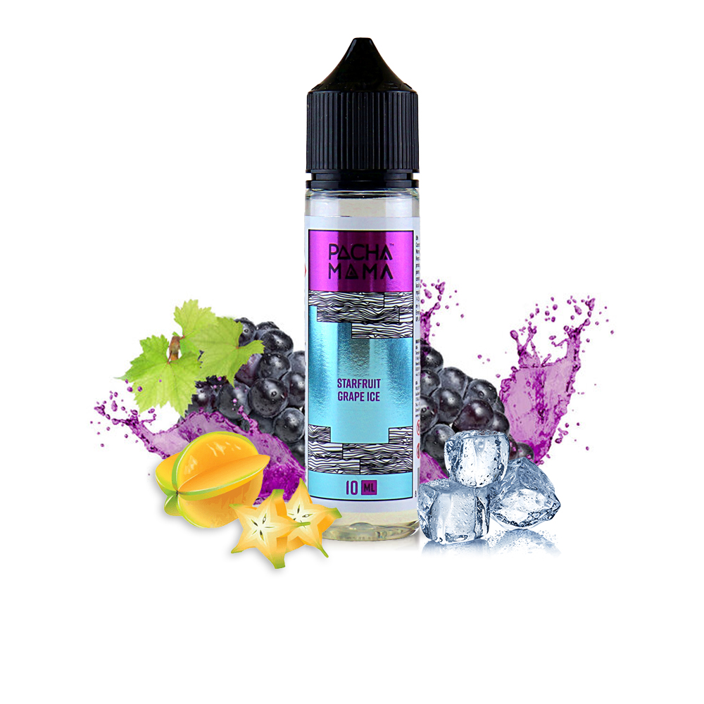 Pacha Mama Starfruit Grape Ice 10ml/60ml Flavorshot