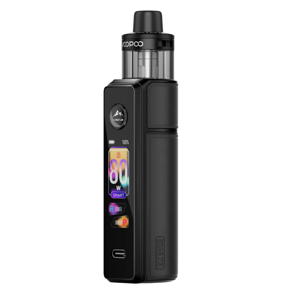 Voopoo Drag X3 5ml Pod Kit - Spray Black