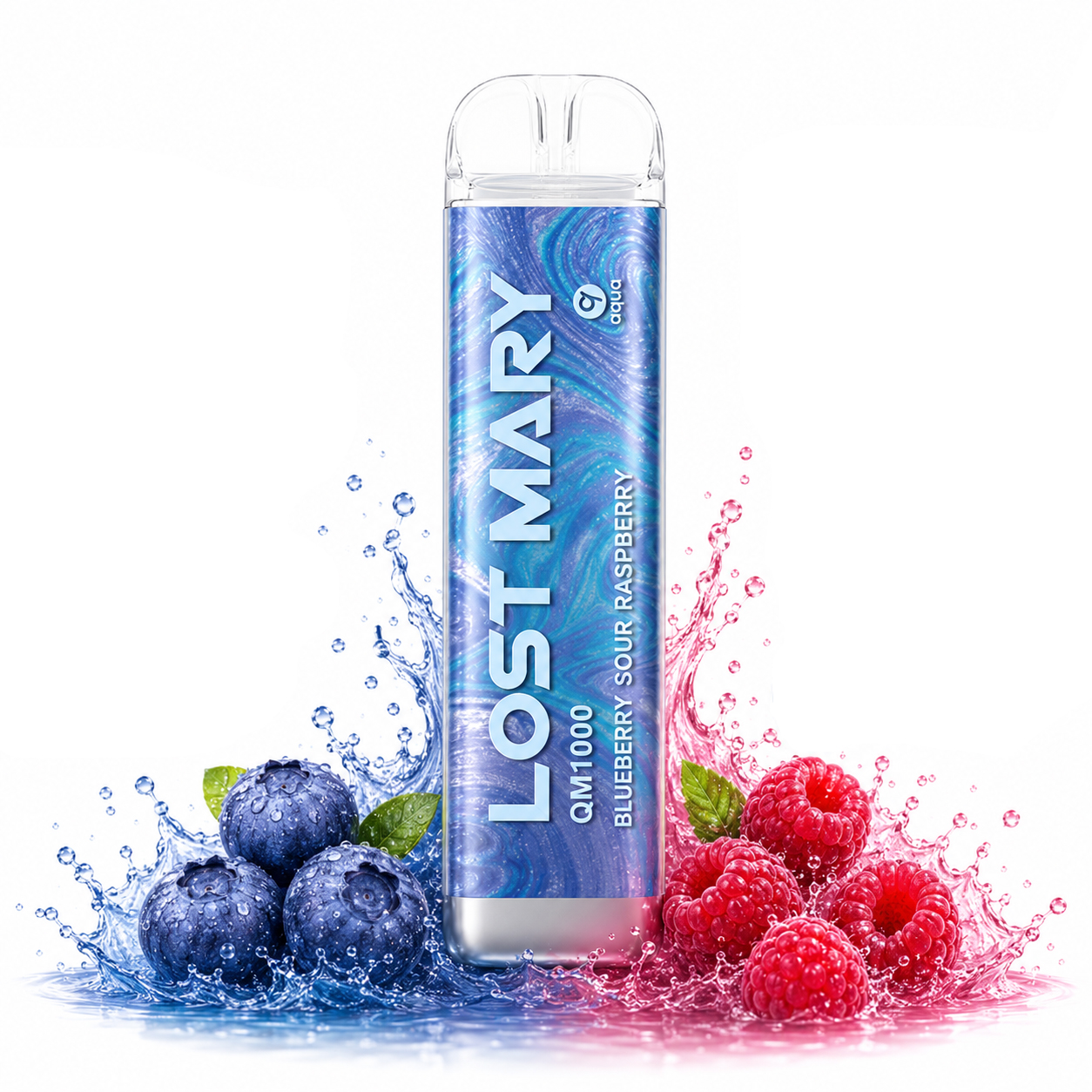 Lost Mary QM1000 20mg 2ml Blueberry Sour Raspberry
