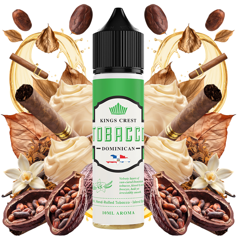 Kings_Crest_Tobacco_Dominican_10ml_Longfill_with_ingredients