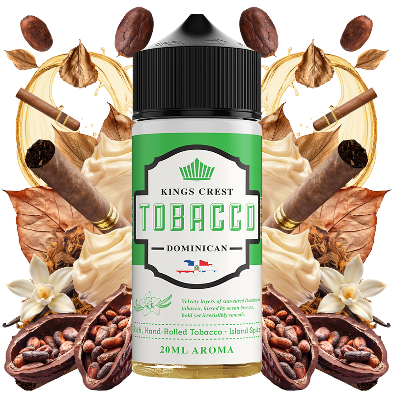 Kings_Crest_Tobacco_Dominican_20ml_Longfill_with_ingredients