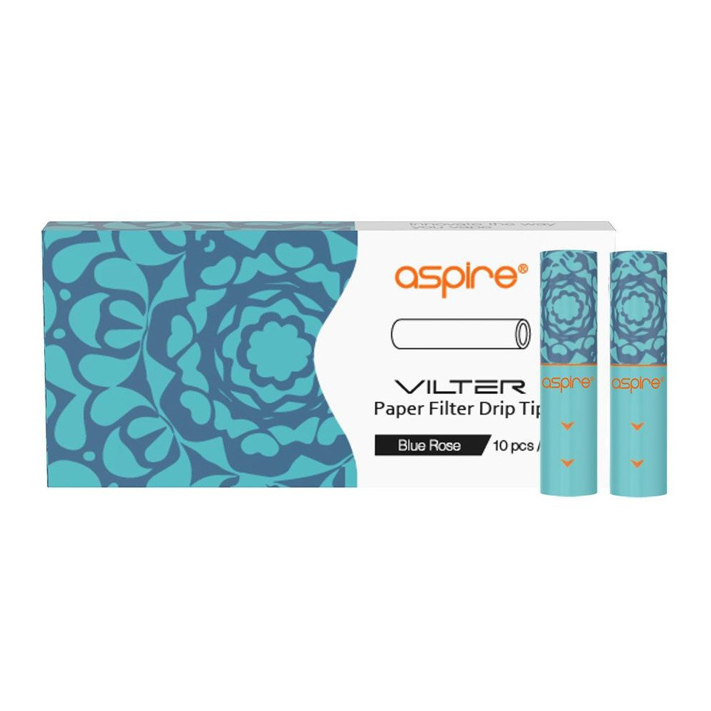 Aspire Vilter Paper Filter 10 Τεμ. Φίλτρα Blue Rose