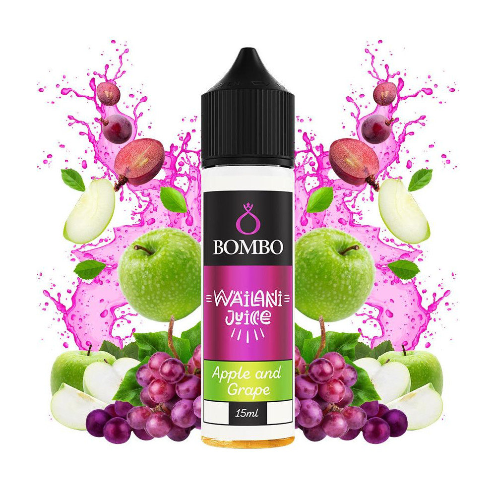 Bombo Wailani Juice Apple and Grape 15ml/60ml Flavorshot