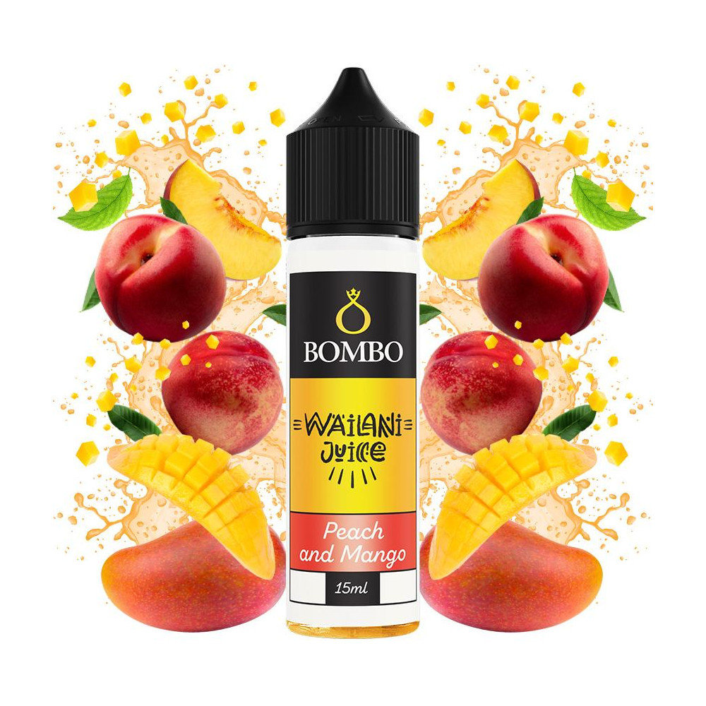 Bombo Wailani Juice Peach and Mango 15ml/60ml Flavorshot
