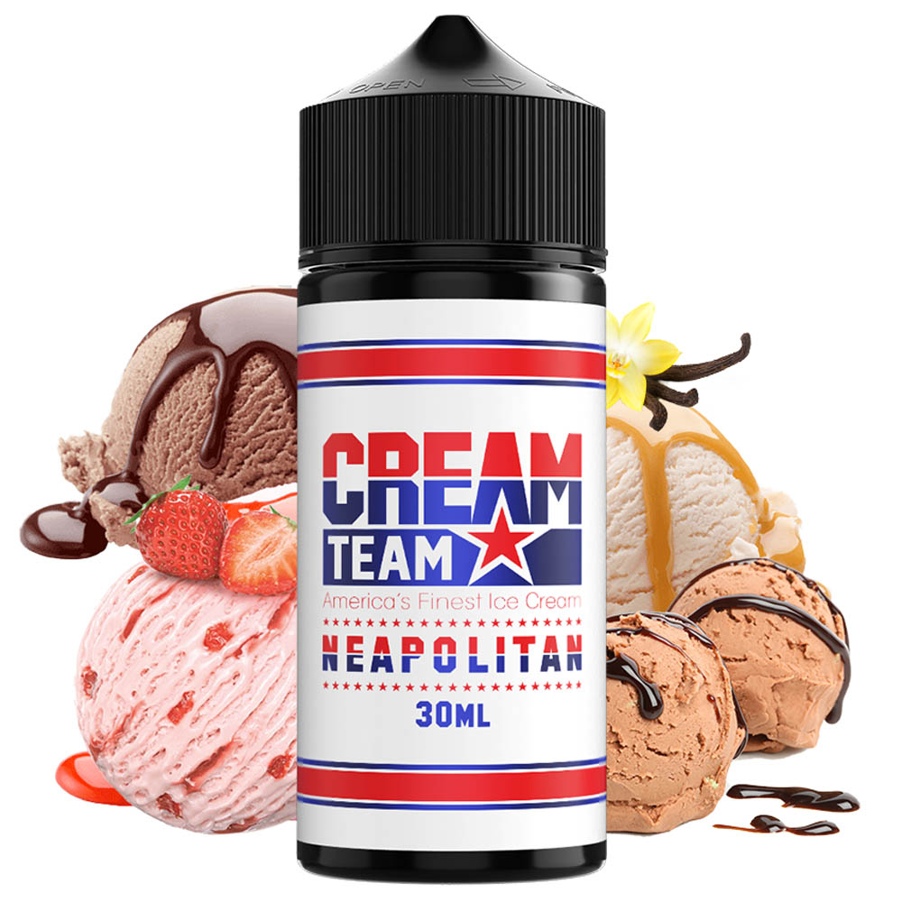 Kings Crest Cream Team Neapolitan 30ml/120ml Flavorshot