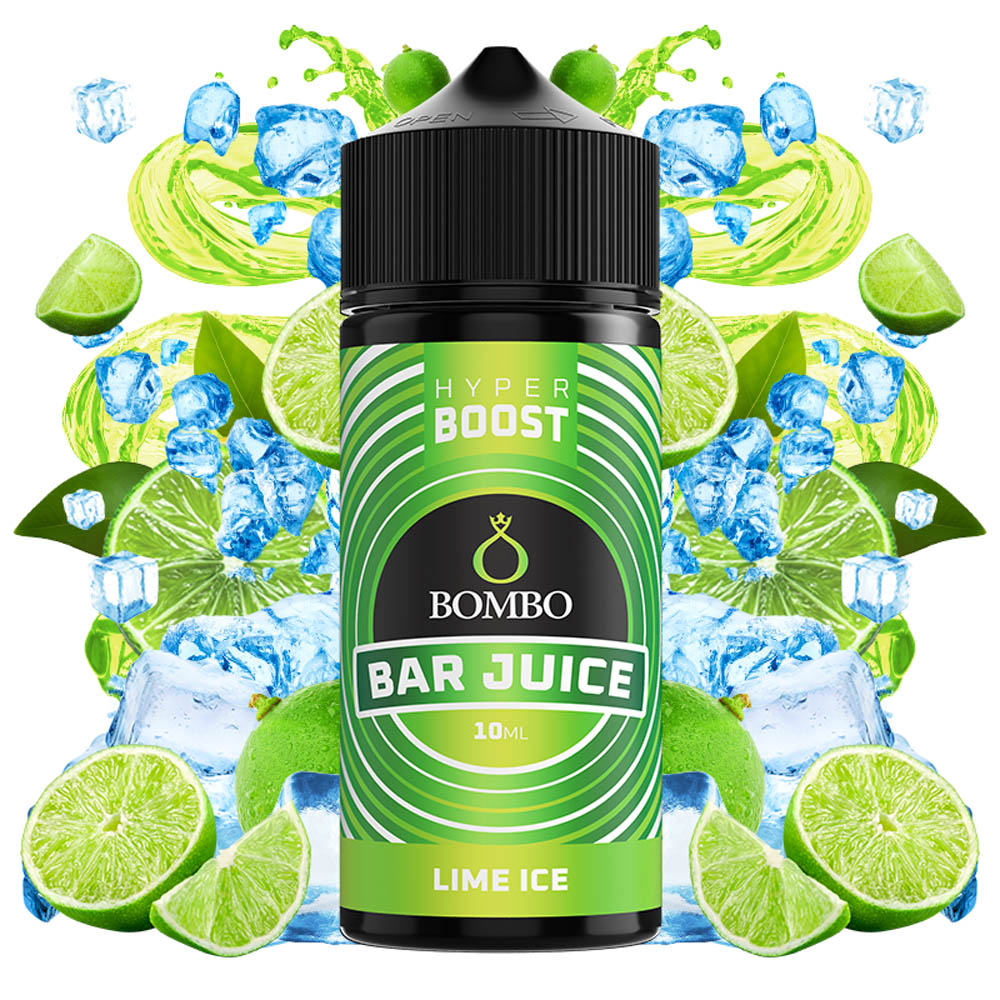 Bombo Bar Juice Hyper Boost Lime Ice 10ml/120ml FS