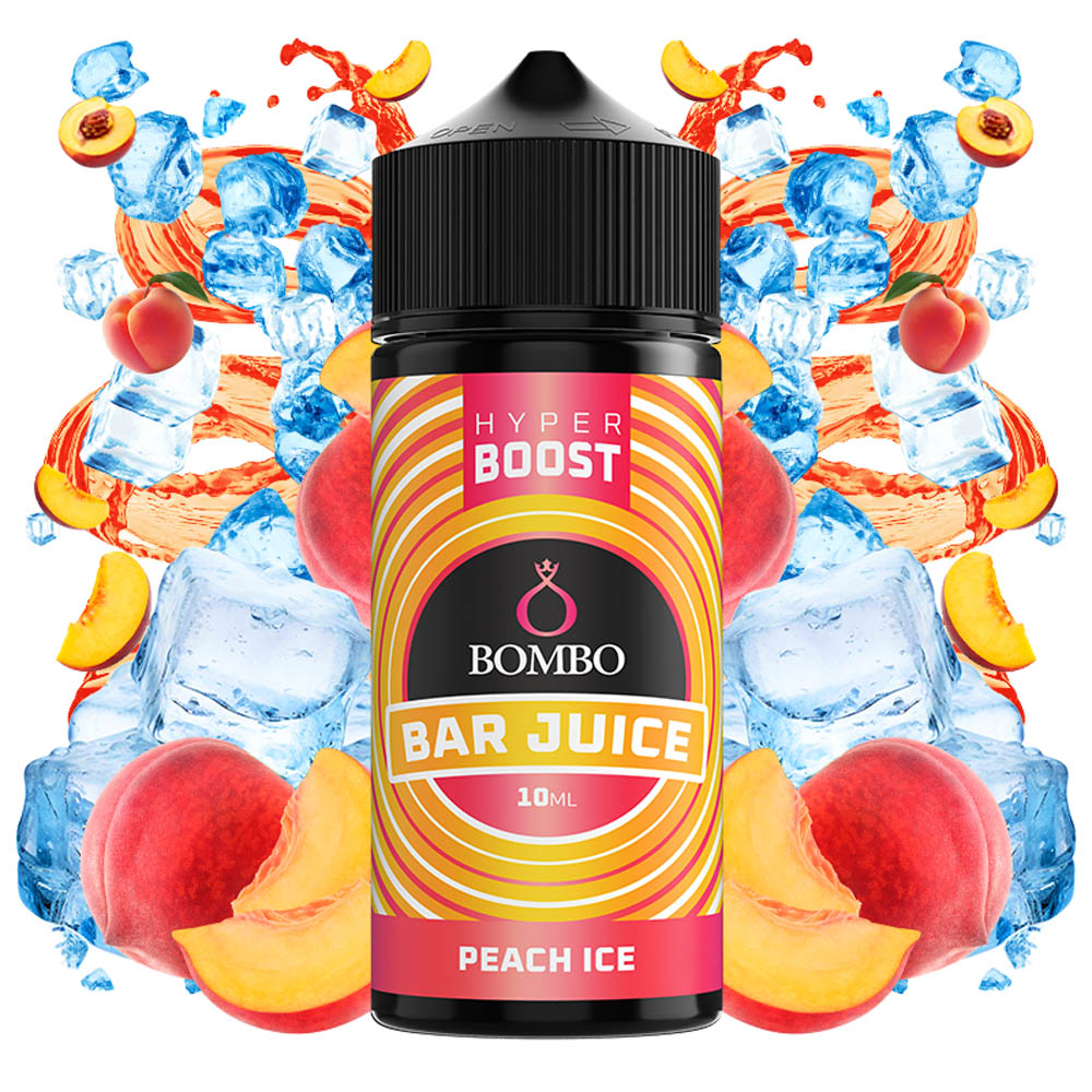 Bombo Bar Juice Hyper Boost Peach Ice 10ml/120ml FS