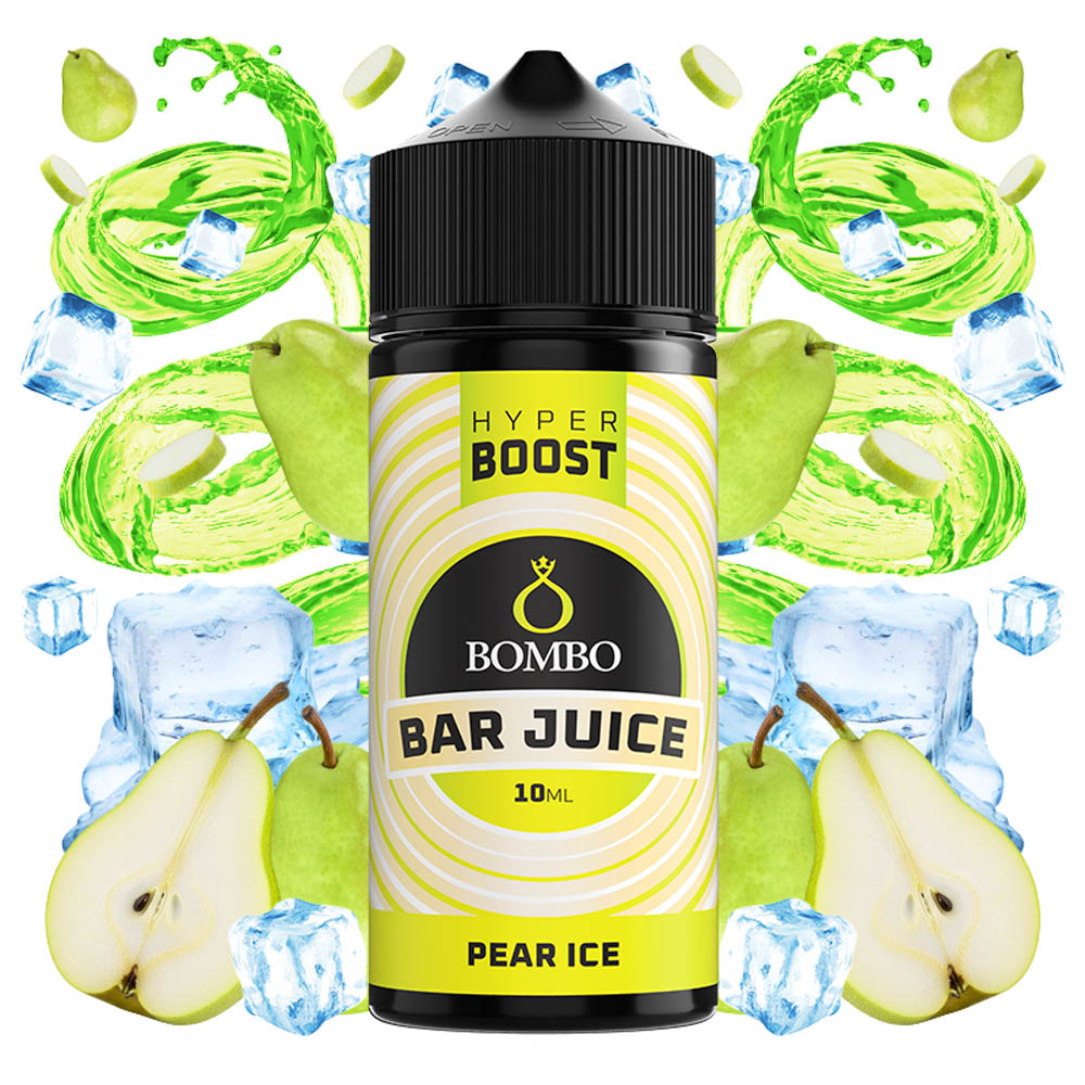 Bombo Bar Juice Hyper Boost Pear Ice 10ml/120ml FS