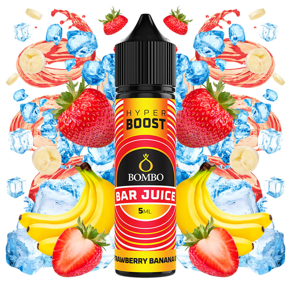 Bombo Bar Juice Hyper Boost Strawberry Banana Ice 5ml/60ml FS