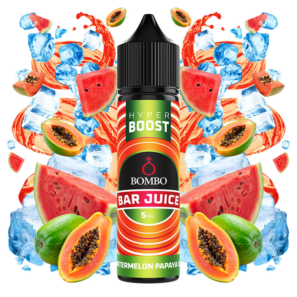 Bombo Bar Juice Hyper Boost Watermelon Papaya Ice 5ml/60ml FS