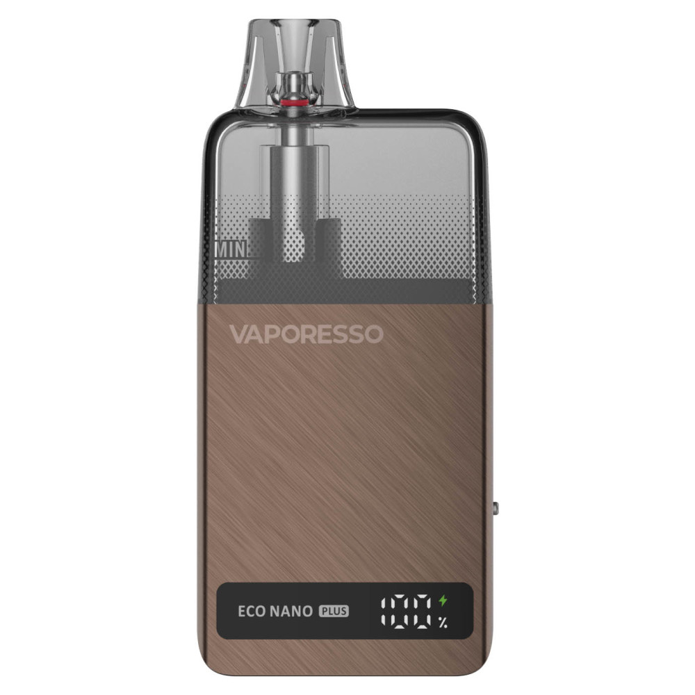 Vaporesso Eco Nano Plus 10ml Pod Kit - Mocha Brown